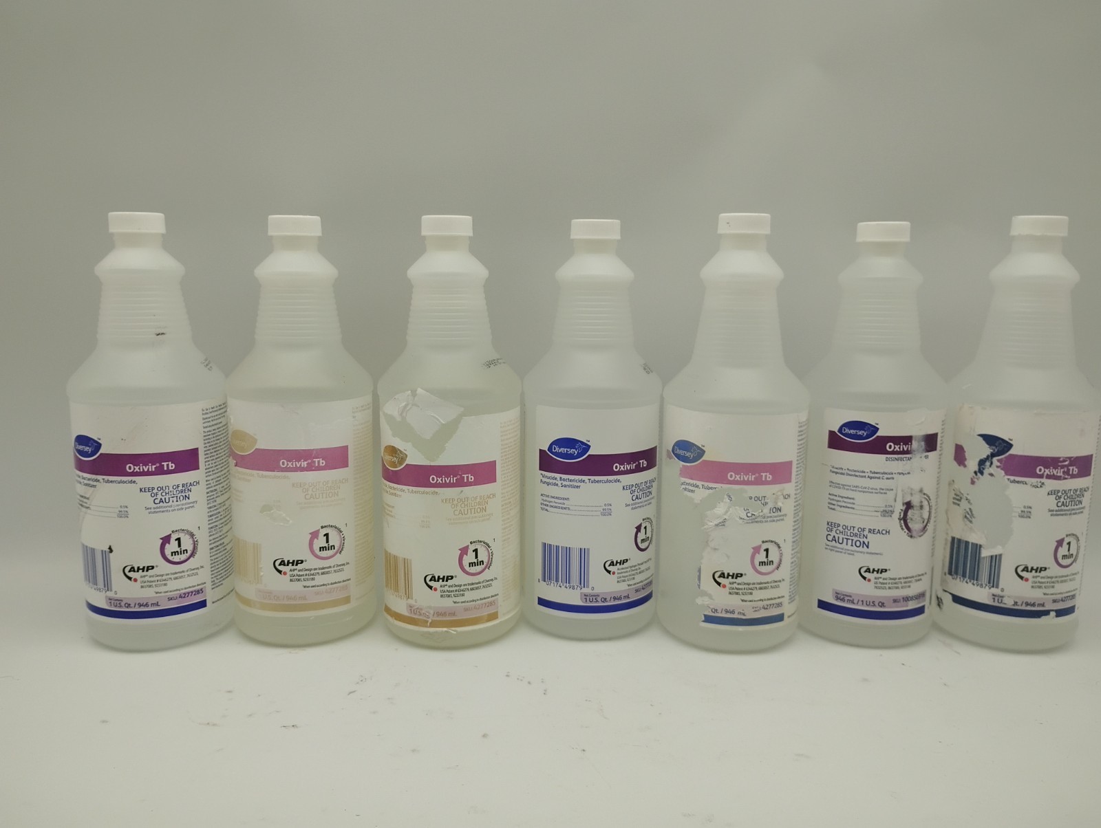 7 Diversey Oxivir Tb Hospital Grade Disinfectant Cleaner 1 Qt 946mL4277285 RTU