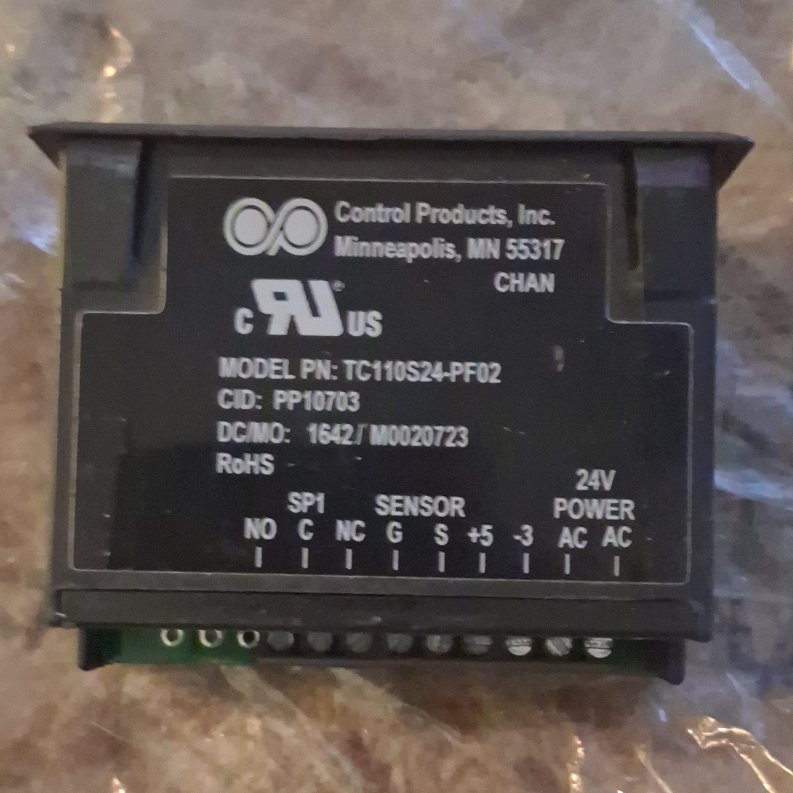 Control Products Inc. TC110S24-PF02 HVAC Control Board 24V Temperature Module