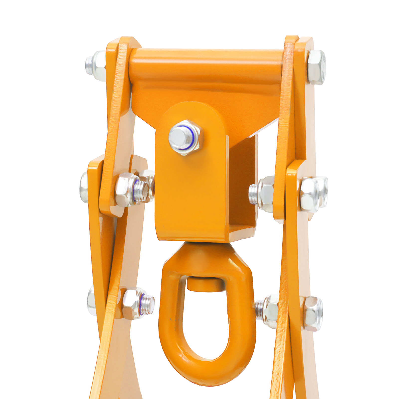 28in Log Lifting Tongs Timber Lifting Tongs 4-claw Yellow For Truck ATV Tractor