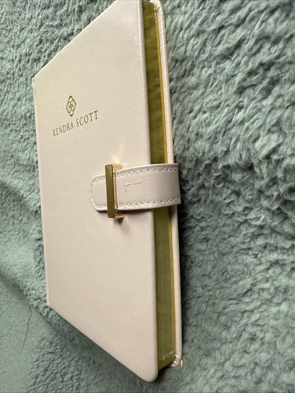 Kendra Scott Journal – Pink: Faux Leather Hard Cover, 6×8 Inches, 100 Lined Page