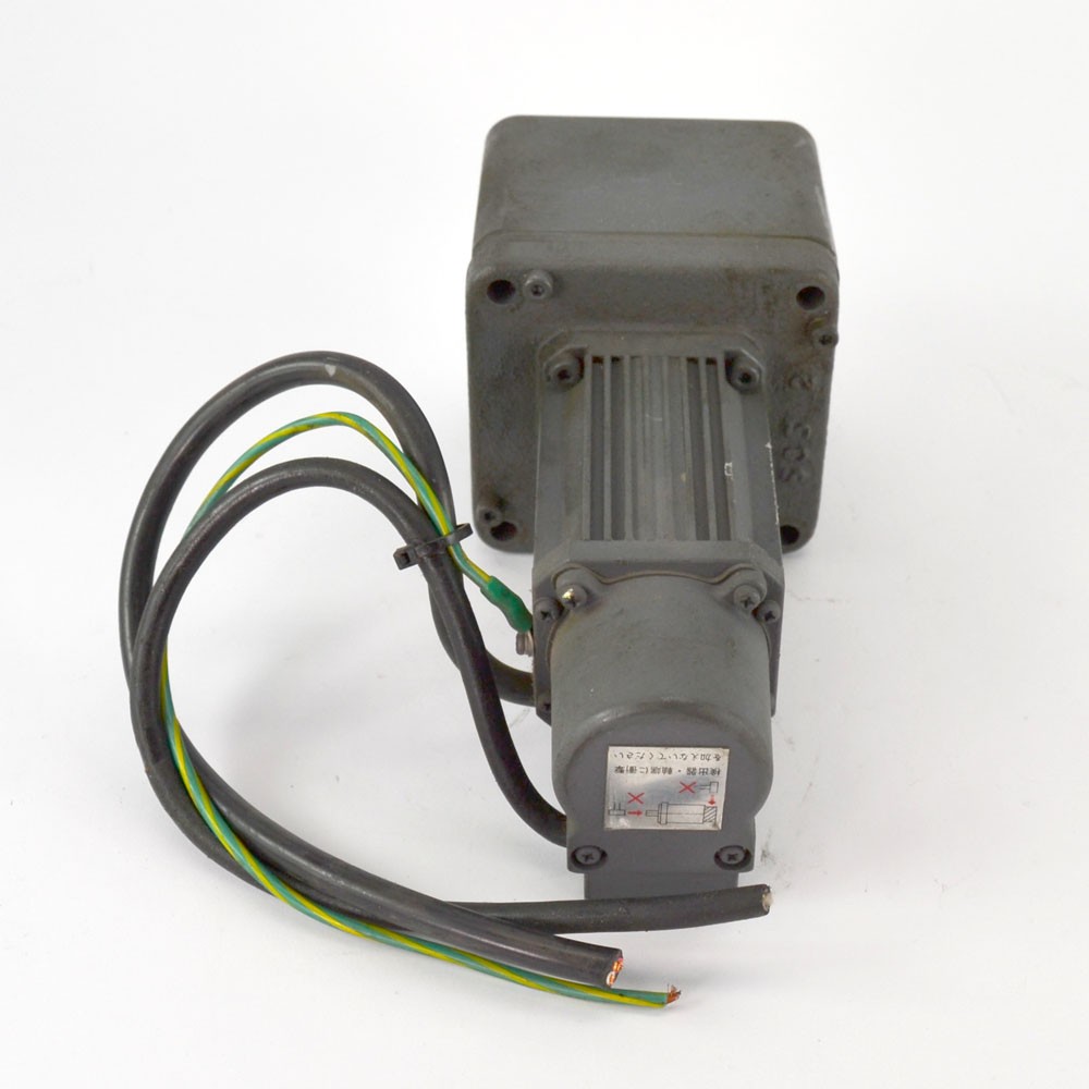 Mitsubishi HA-FF13G1-S1 3000r/min Servo Motor w/ GR-S-10 1:30 Gear Motor