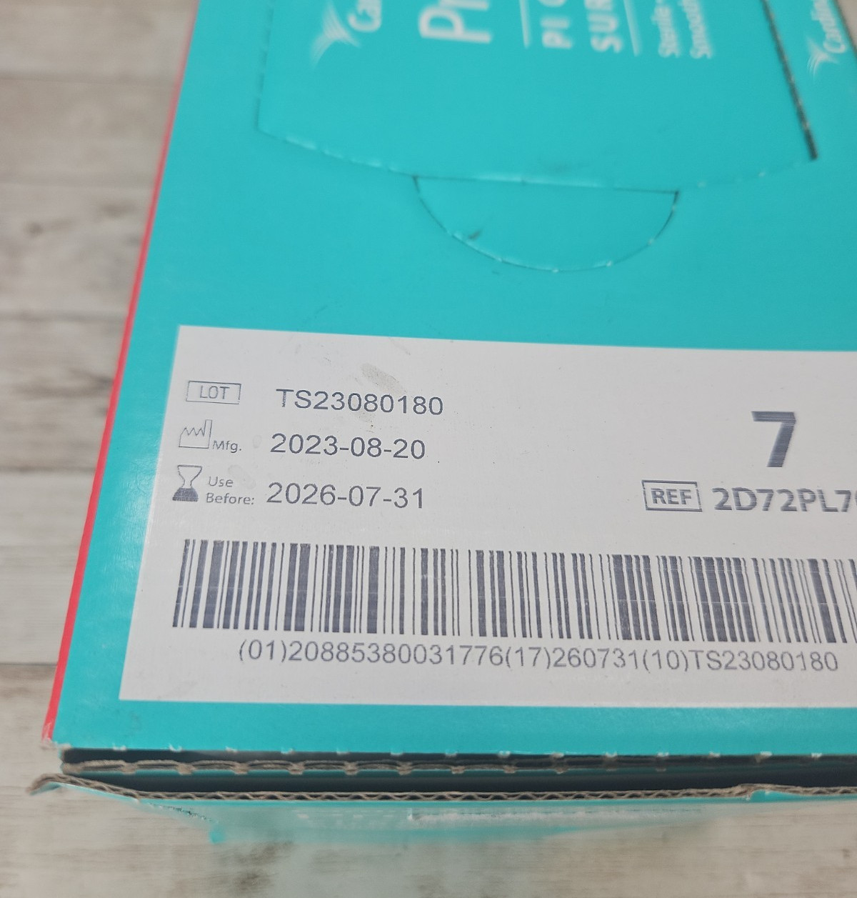 Protexis PI CLASSIC Surgical Glove *1 Box* Cardinal Health Size: 7 *Exp: 7/26*
