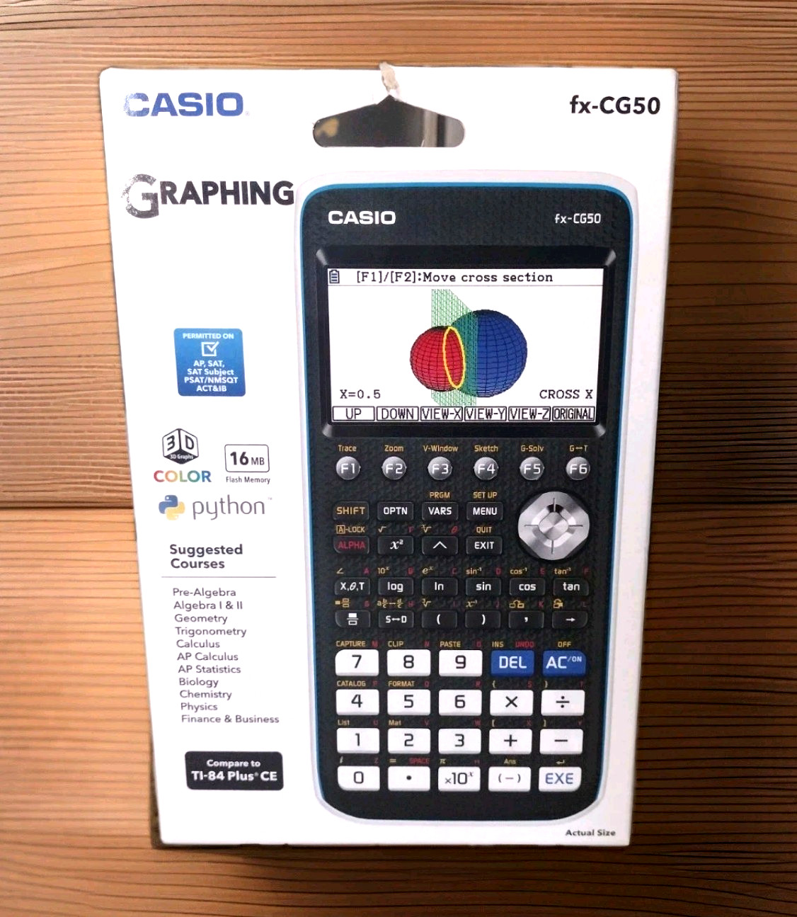 Casio fx-CG50 Color Graphing Calculator w/3D Graph & Python – NEW – FAST SHIP