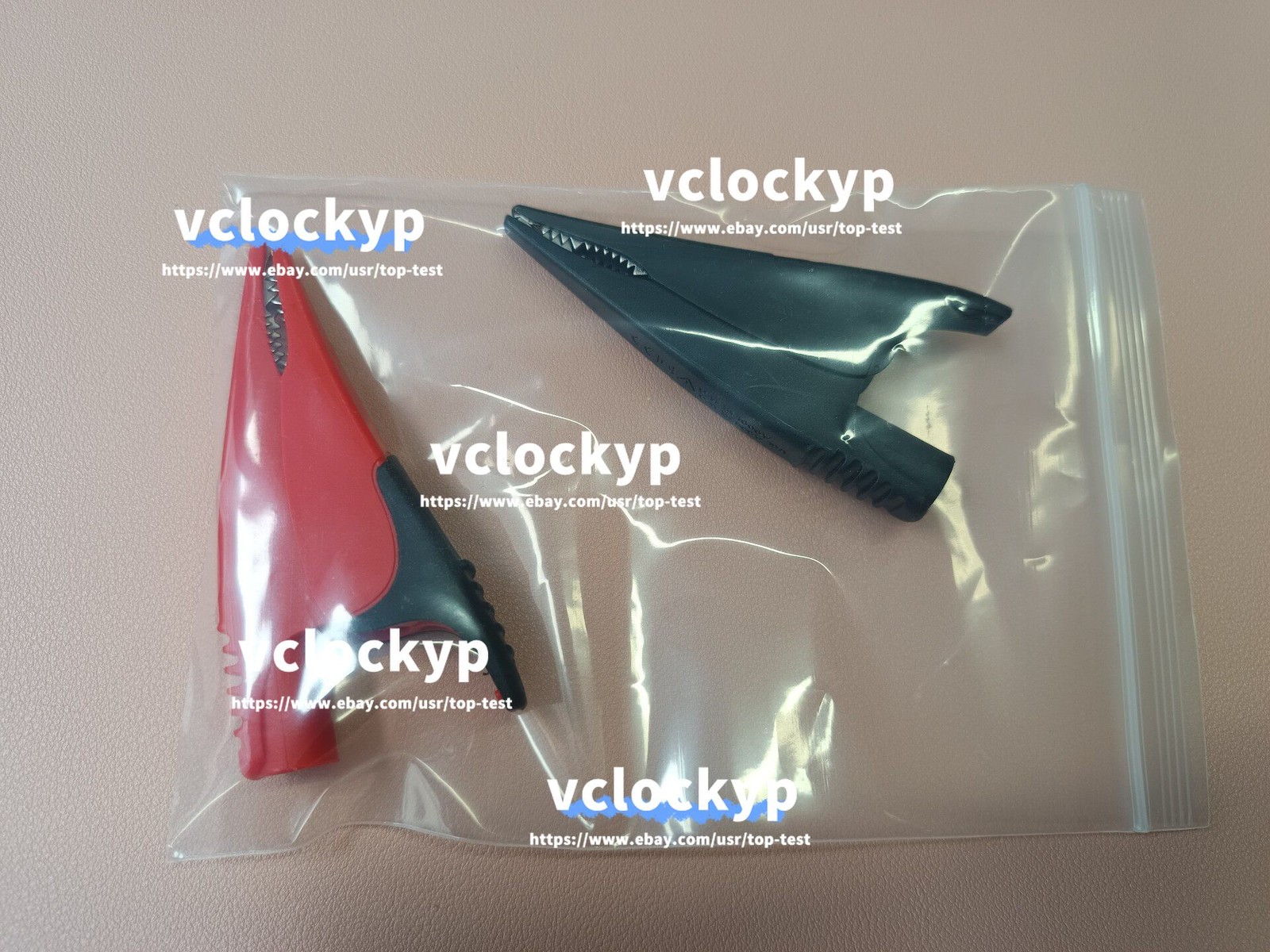 1PCS Fluke AC285 SureGrip 4MM Mulitimeter Alligator Clips for TL221/TL224*