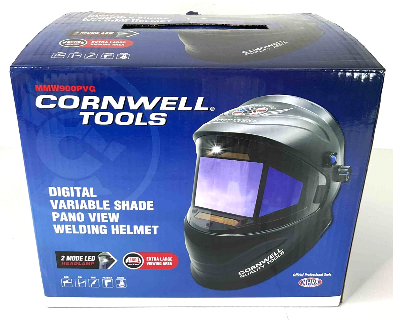 Cornwell Tools Digital Variable Shade Pano View Welding Helmet – NEW