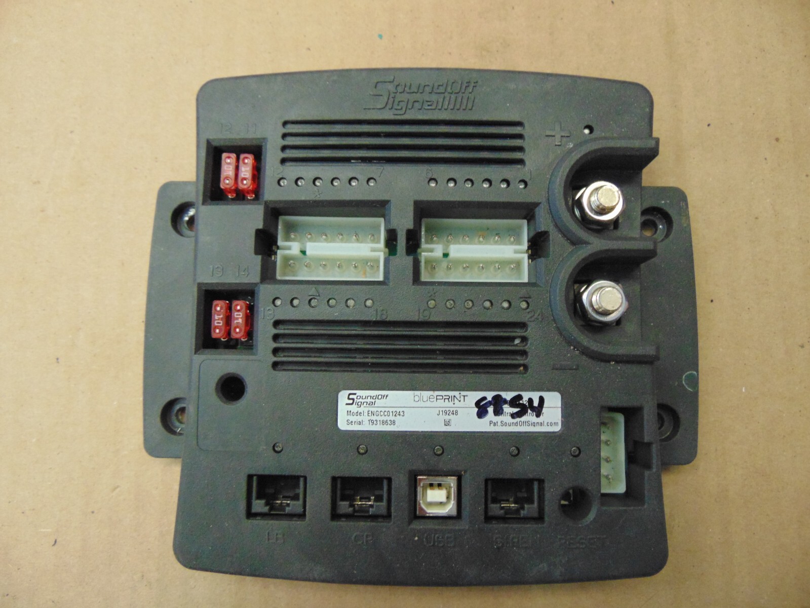 SOUND OFF SOUNDOFF SIGNAL BLUEPRINT MODEL ENGC01243 CENTRAL CONTROLLER #8854