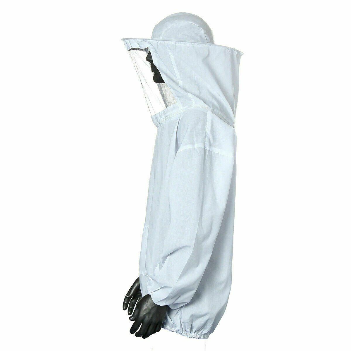 Professional Beekeeper Jacket w/ Gloves Set Jacket Pull Over with Fencing Veil