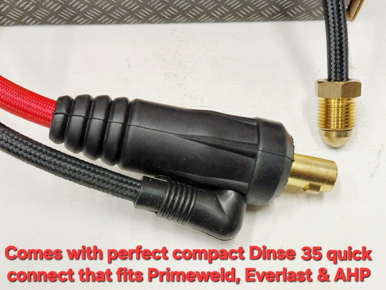 CK17 Tig Torch CK17-12-RSF RG + Dinse 35 Plug & More for Primeweld Everlast AHP