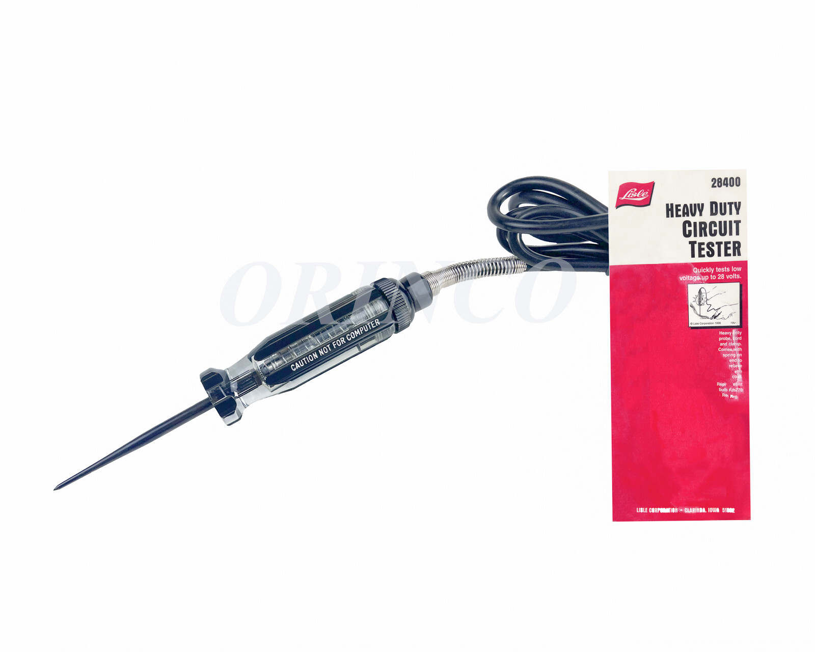 Lisle 28400 Heavy Duty Circuit – Tests Low Voltage Up to 12 Volts
