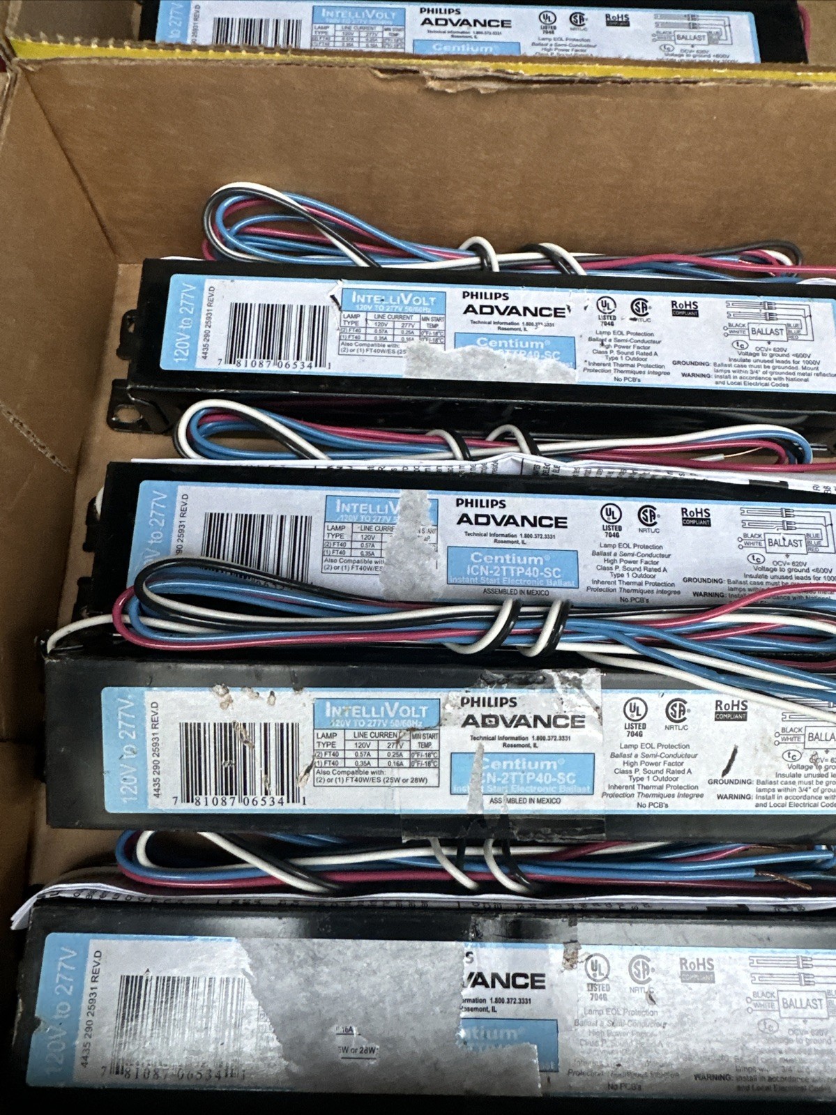 Philips Advance ICN-2TTP-40-SC Fluorescent Ballast