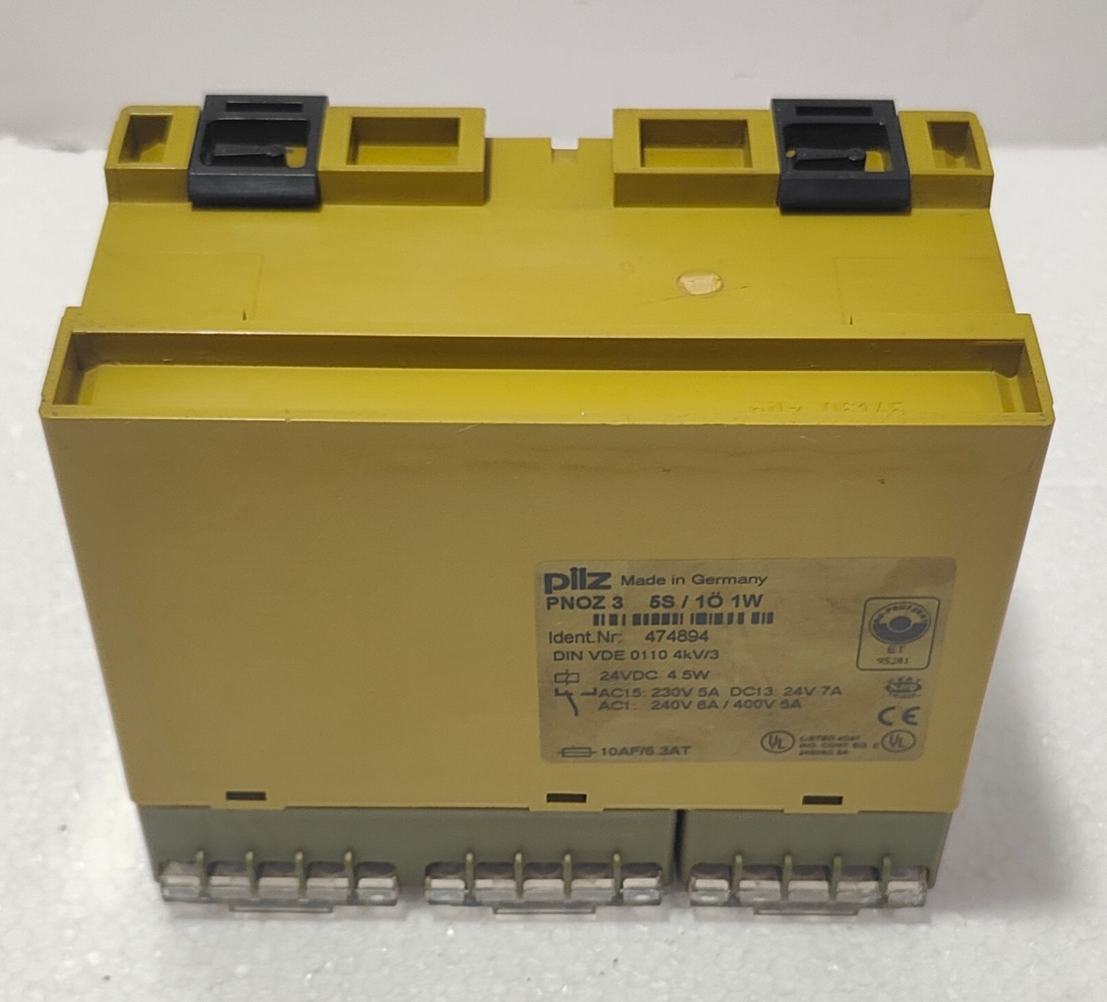 PILZ 474894 PNOZ 3 5S 10 1W SAFETY RELAY 24VDC