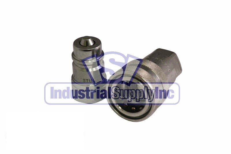 Quick Coupler | ISO 7241-1 B | 1″ NPT Pipe Threads | Stucchi | Complete Set