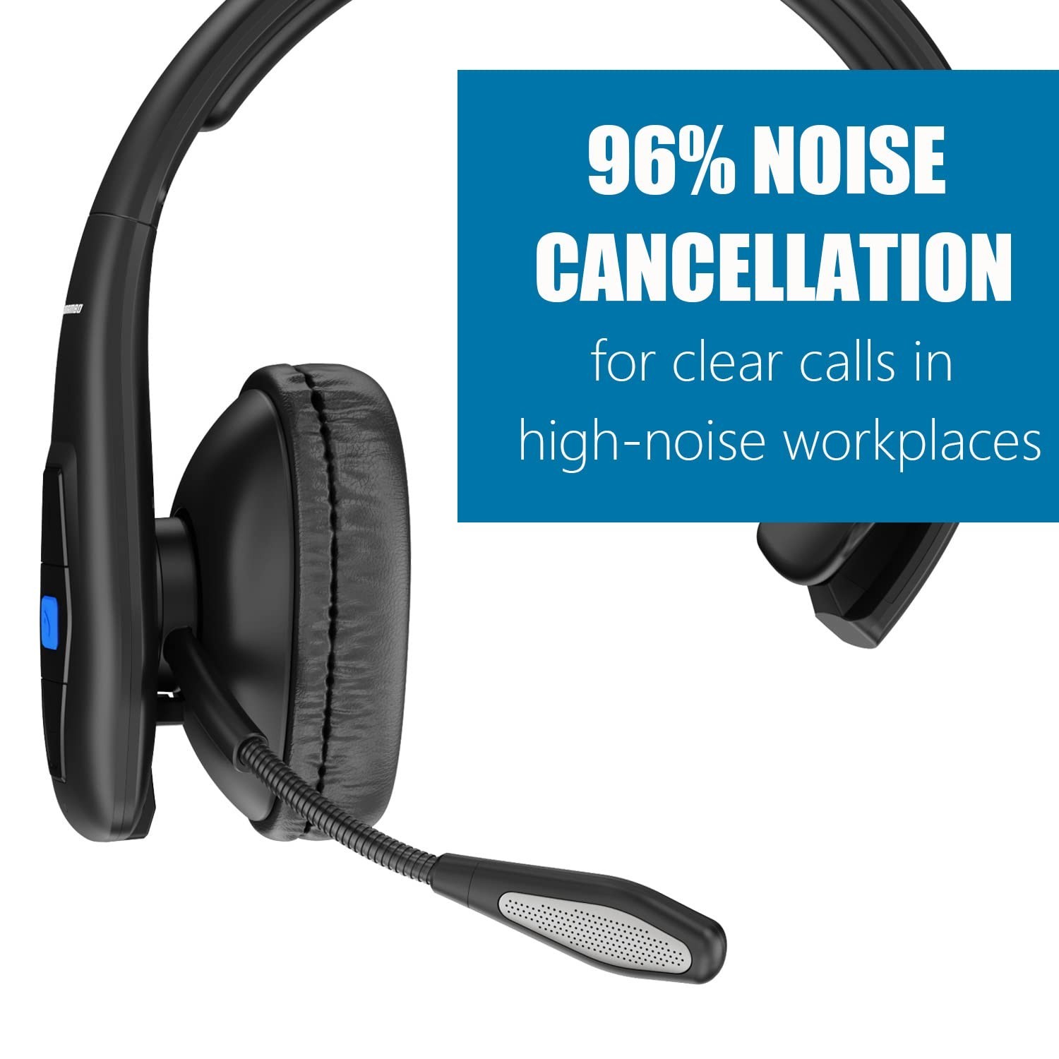 Conambo Trucker Bluetooth Headset – 60Hrs Worktime Trucker headset with CV