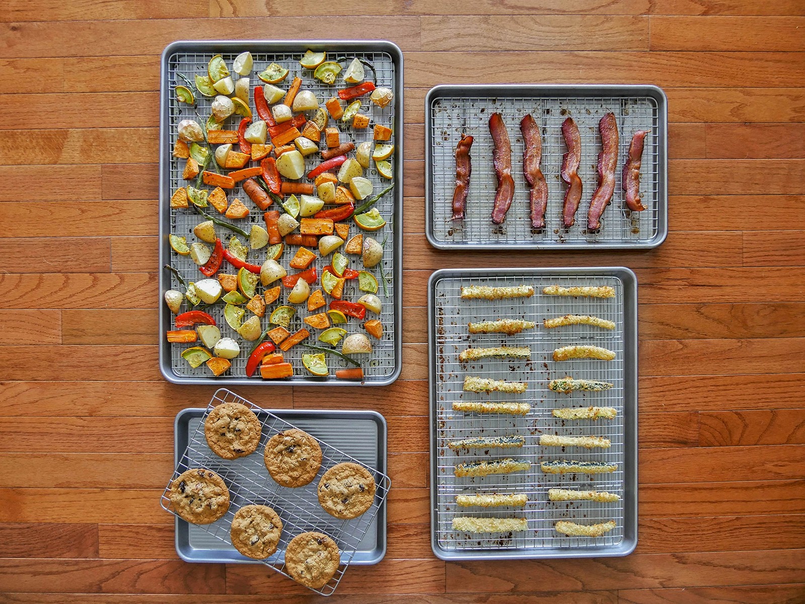 USA Pan Half Sheet Cooling Rack, Nonstick Aluminized Steel