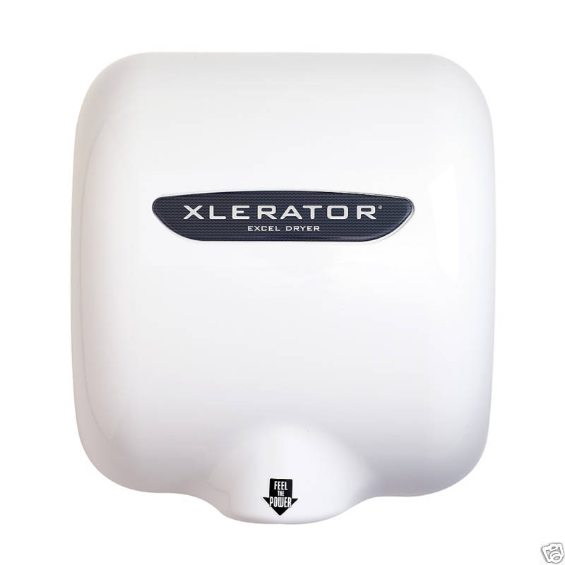 XLERATOR XL-BW (110V/120V) Hand Dryer by Excel; White BMC; FREE FedEx Ground