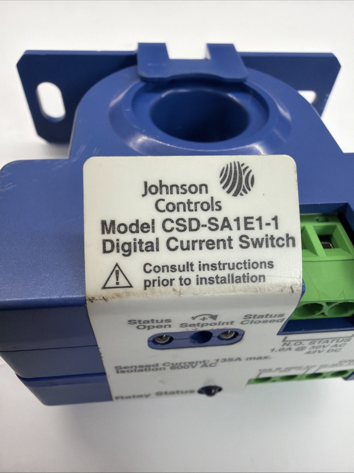 Johnson Controls CSD-SA1E1-1 Current Switch Johnson Controls 20-30v AC/DC