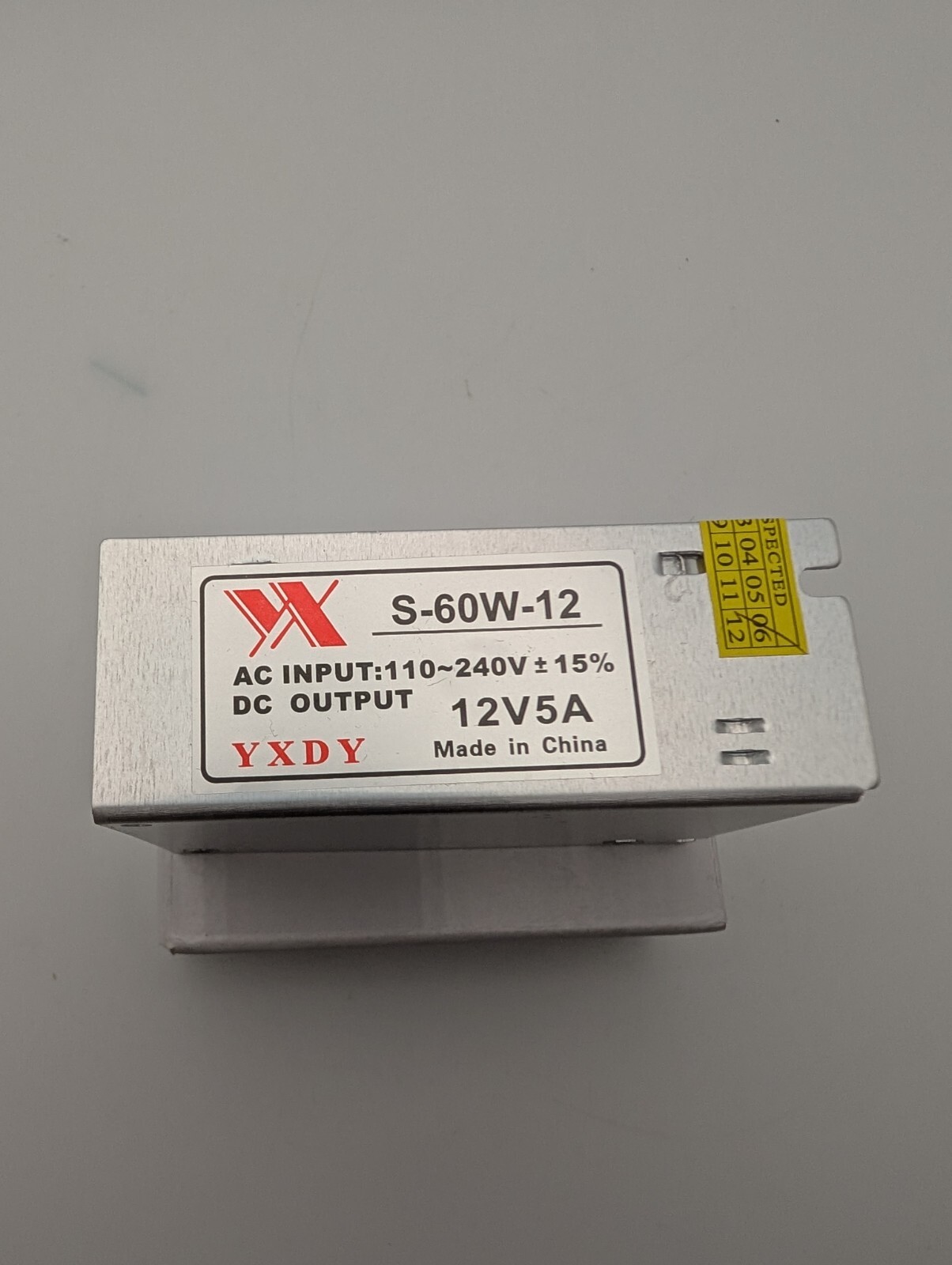 YXDY S-60W-12 S60W12 12V DC 5A PSU POWER SUPPLY (New, US Shipping)