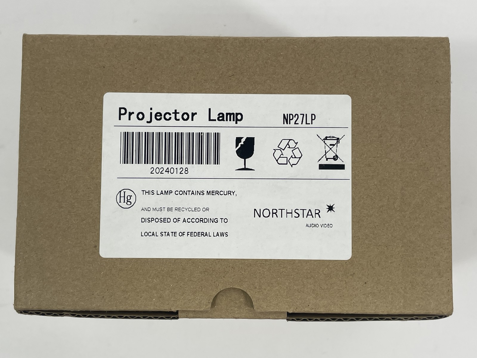 NEW OPEN BOX Northstar Audio Video Projector Lamp NP27LP