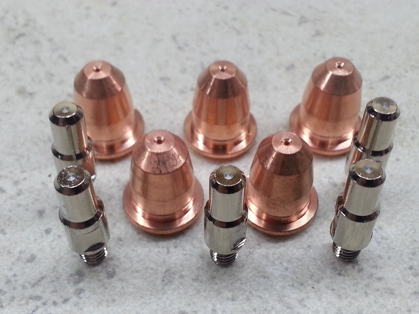 10pc Nozzles & Electrodes for Northern® 275 375 Klutch® 275i 375i Plasma Cutters