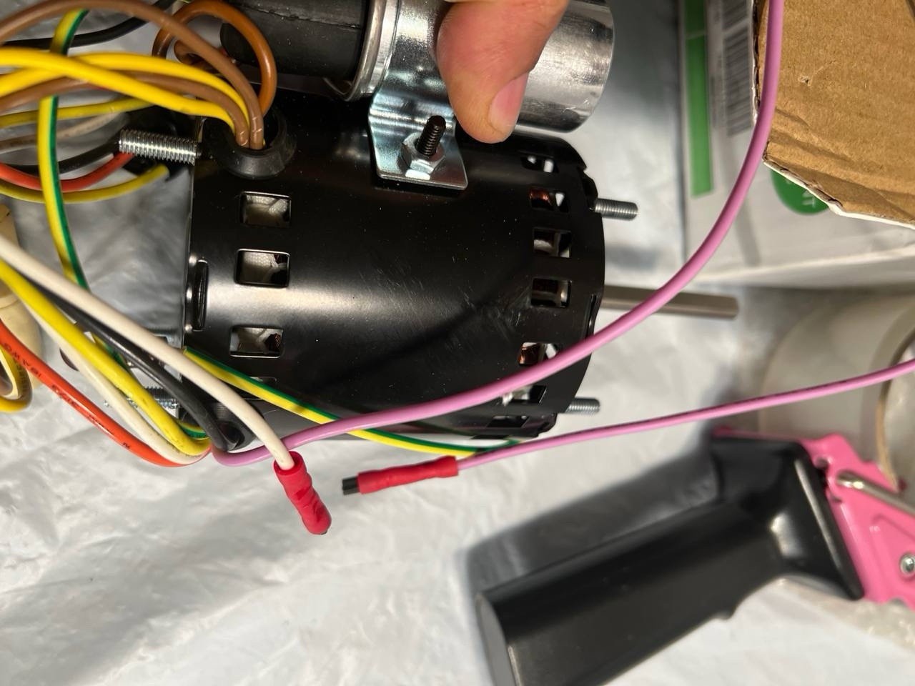 D1127 Refrigeration Fan Motor Replacement Fasco 9721 Heatcraft Bohn 115/230V