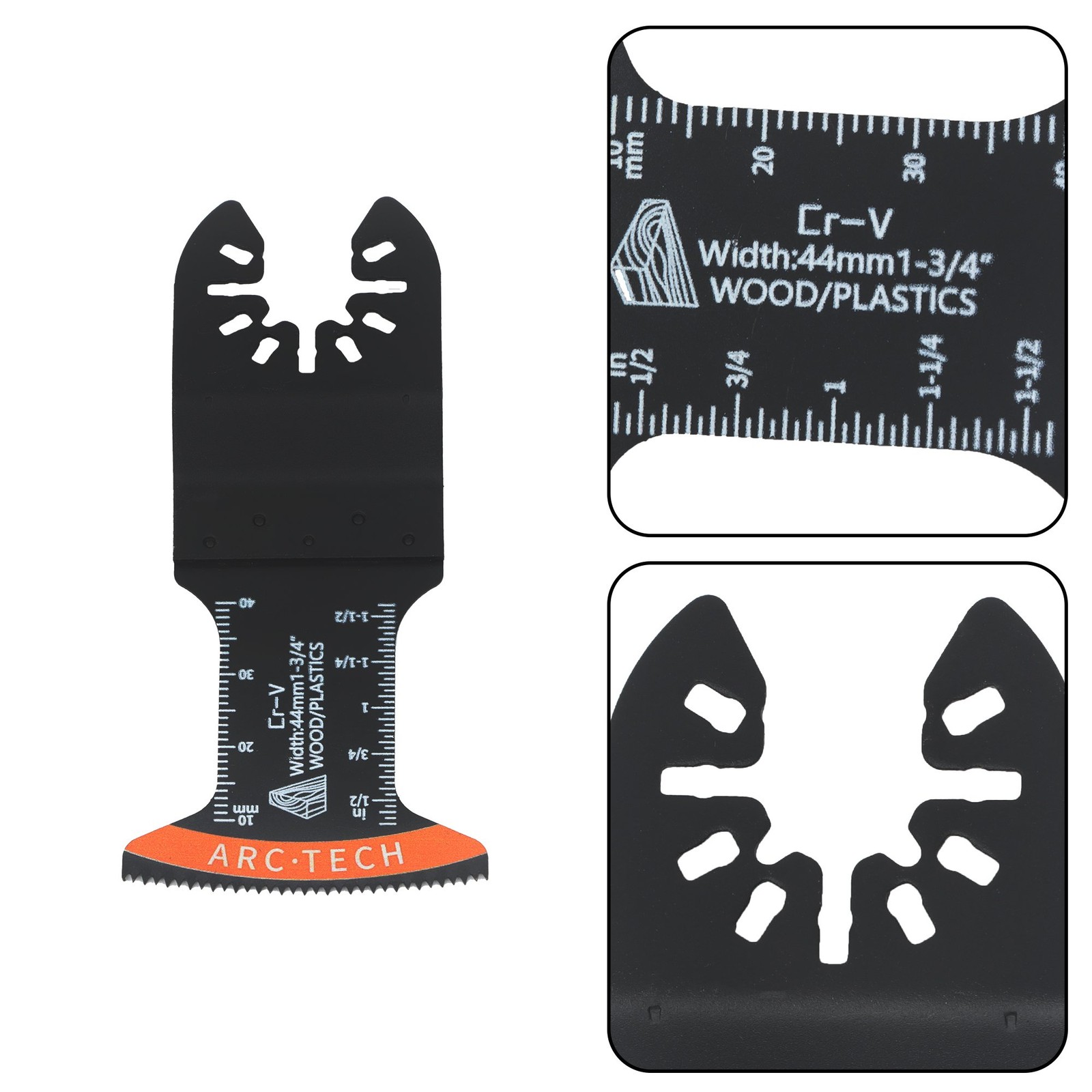 Multitool Blades 50Pcs – Arc Edge Japanese Tooth Oscillating Saw Blades 44MM
