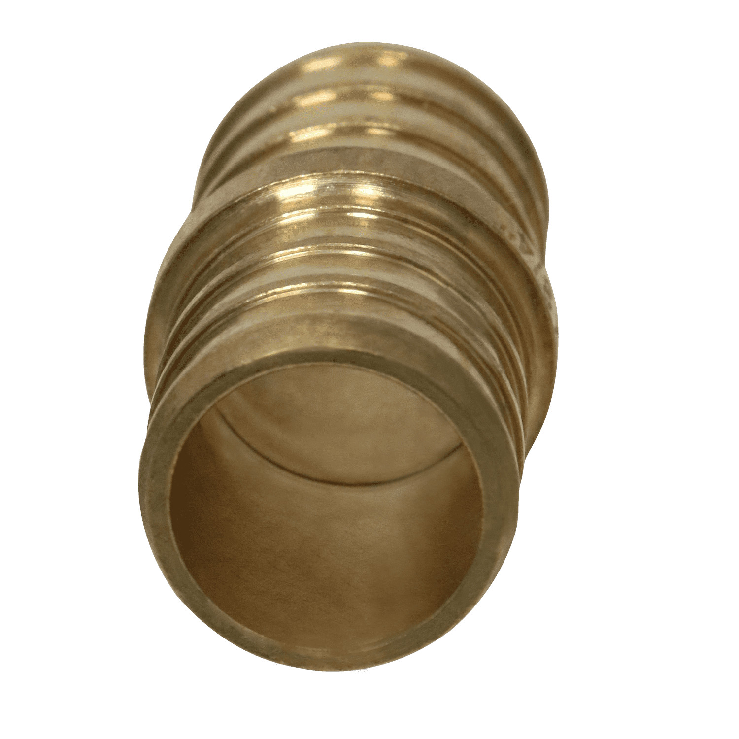 2 PIECES 3/4″ PEX COUPLINGS – BRASS CRIMP FITTINGS (LEAD-FREE)