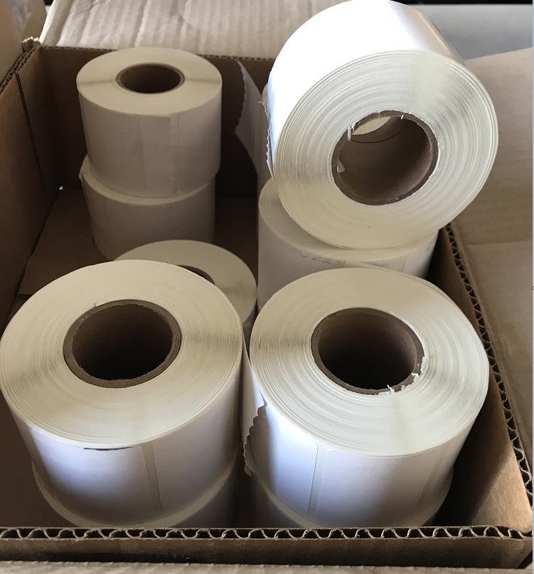 Blank Thermal Label for Detecto DL1030, 1 Case (12 ROLLS)