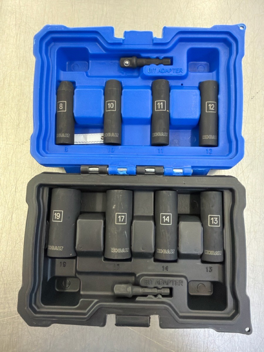 KOBALT TOOLS 0864581 SET OF 10PC 3/8″ DRIVE IMPACT SOCKETS METRIC (CJL002082)