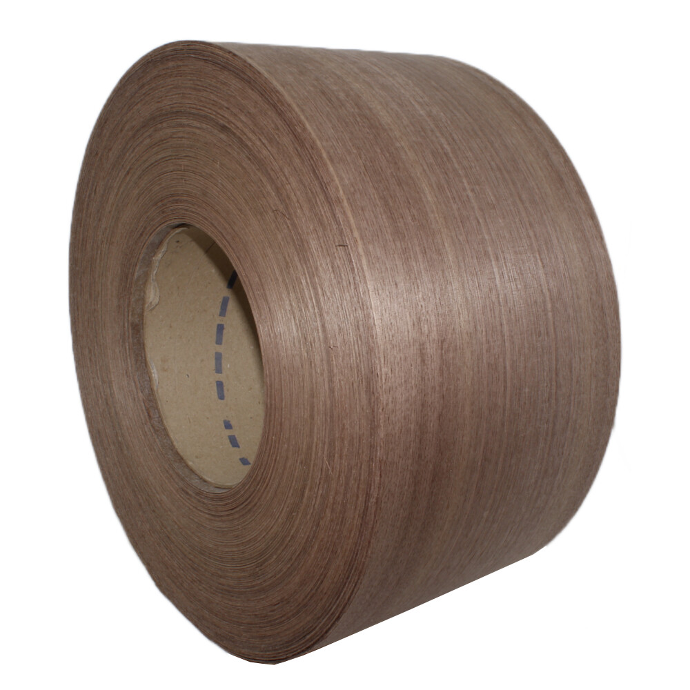 Walnut 7″ x 25′ Pre-Glued Wood Veneer Roll, With Iron-on Adhesive