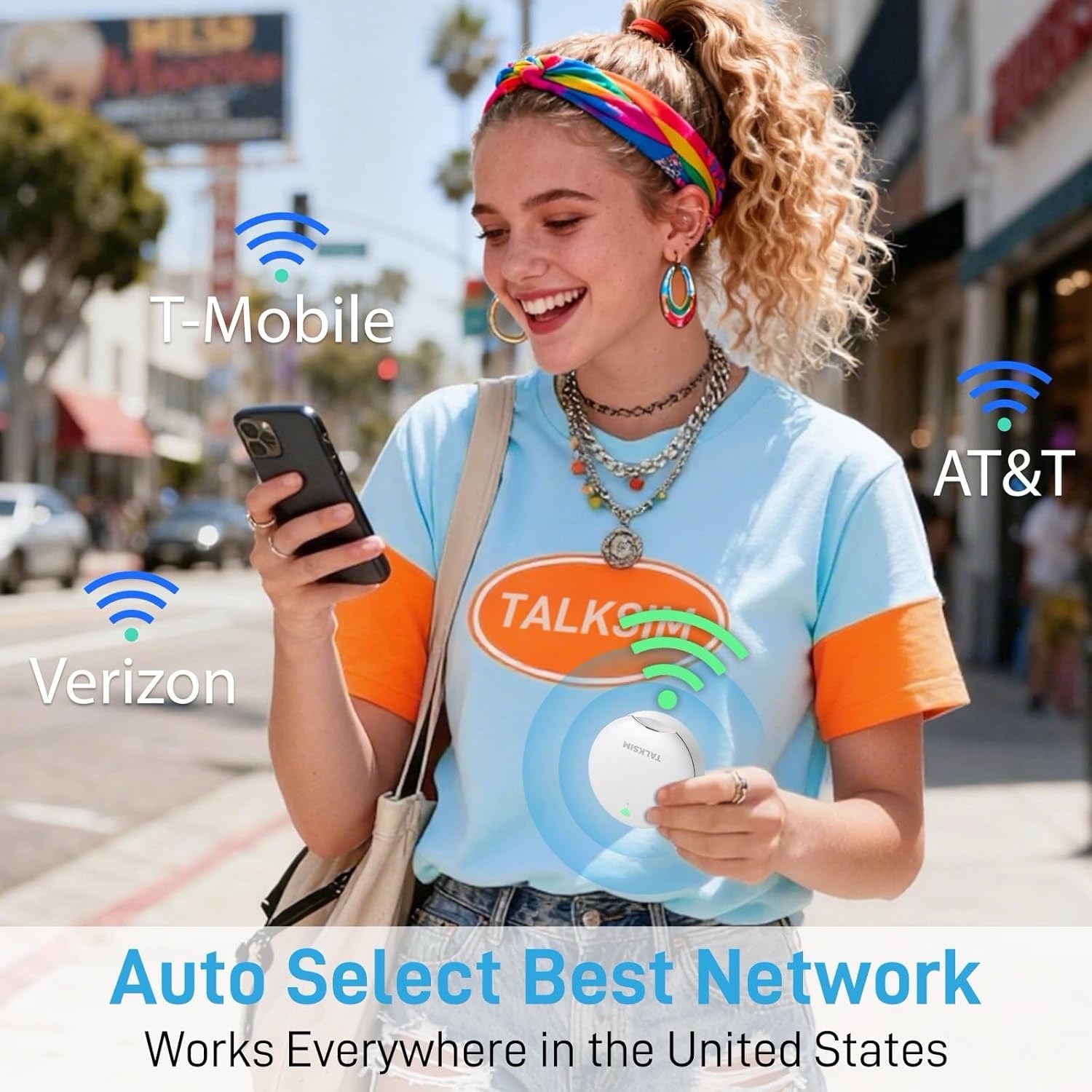 UFO Mobile Hotspot with 5GB Data, Portable Pocket WiFi 6 & 4G LTE Hotspot