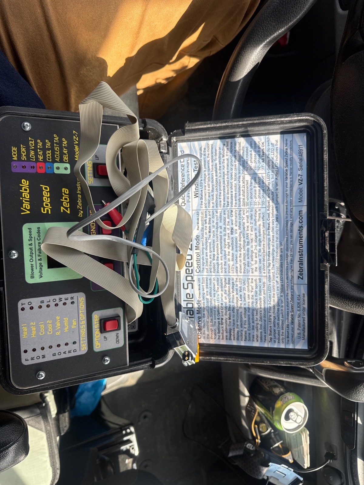 Zebra Instruments VZ-7 Variable Speed ECM Motor Tester