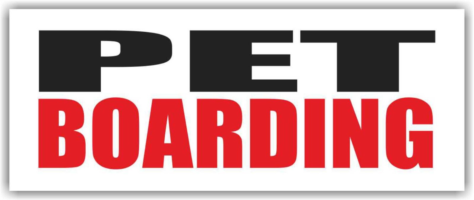 PET BOARDING Advertising Banner Vinyl Mesh Sign dog vets cut animal cat shop