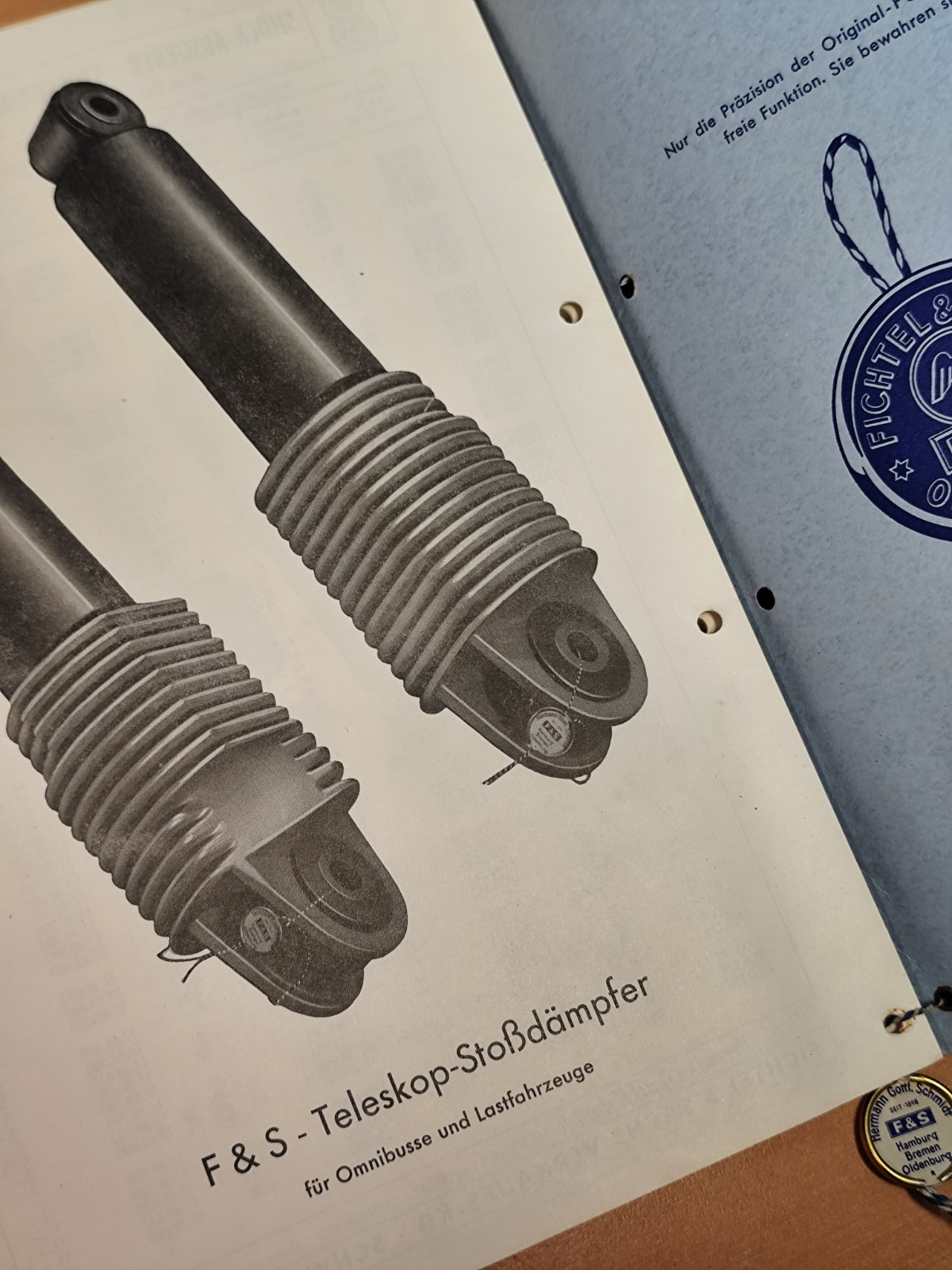 Fichtel & Sachs Hermann Schmidt catalogue FL 56 for example truck and bus commercial vehicle MK9