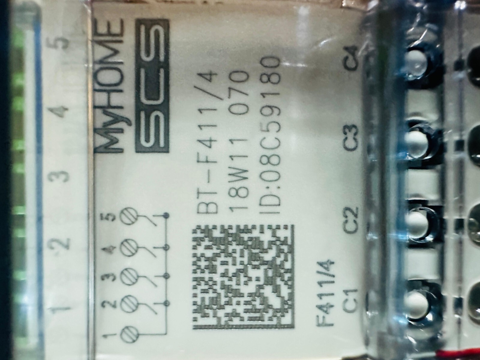 LEGRAND BTICINO F411/4 MYHOME SCS 2 RELAY ACTUATOR BT-F411/4(60 Units Available