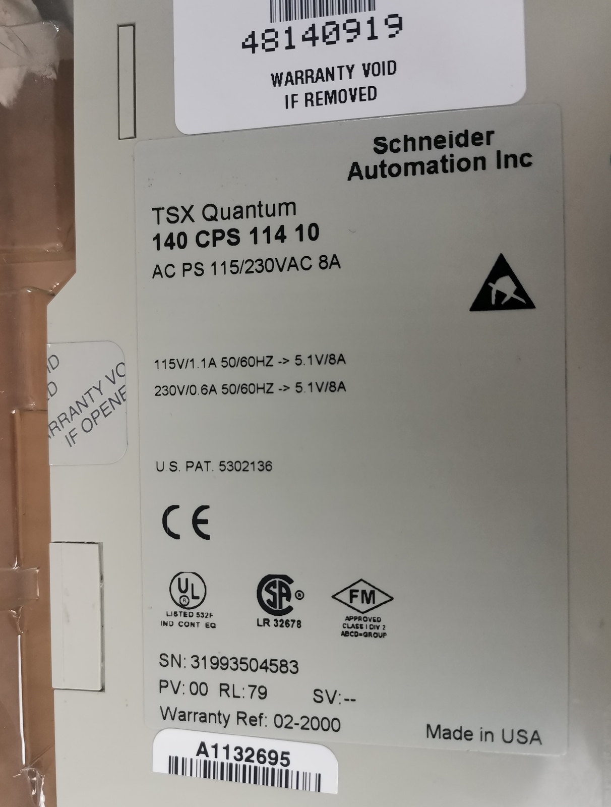 Schneider 140 CPS 114 10 / 140CPS11410 with original packaging