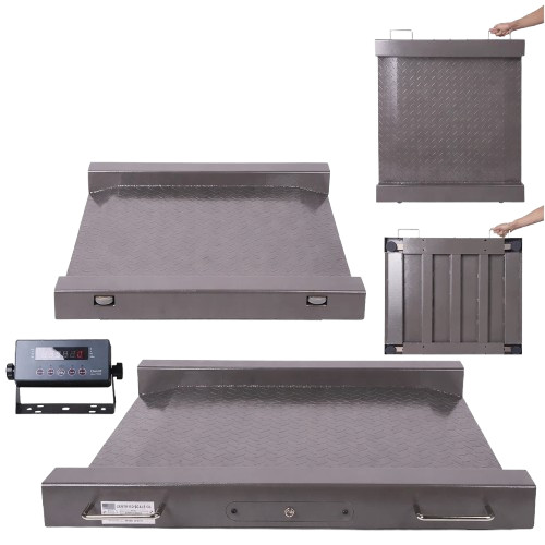 NTEP Certified Industrial Portable Drum scales 48″ x 48″ Platform Size 1000 lbs