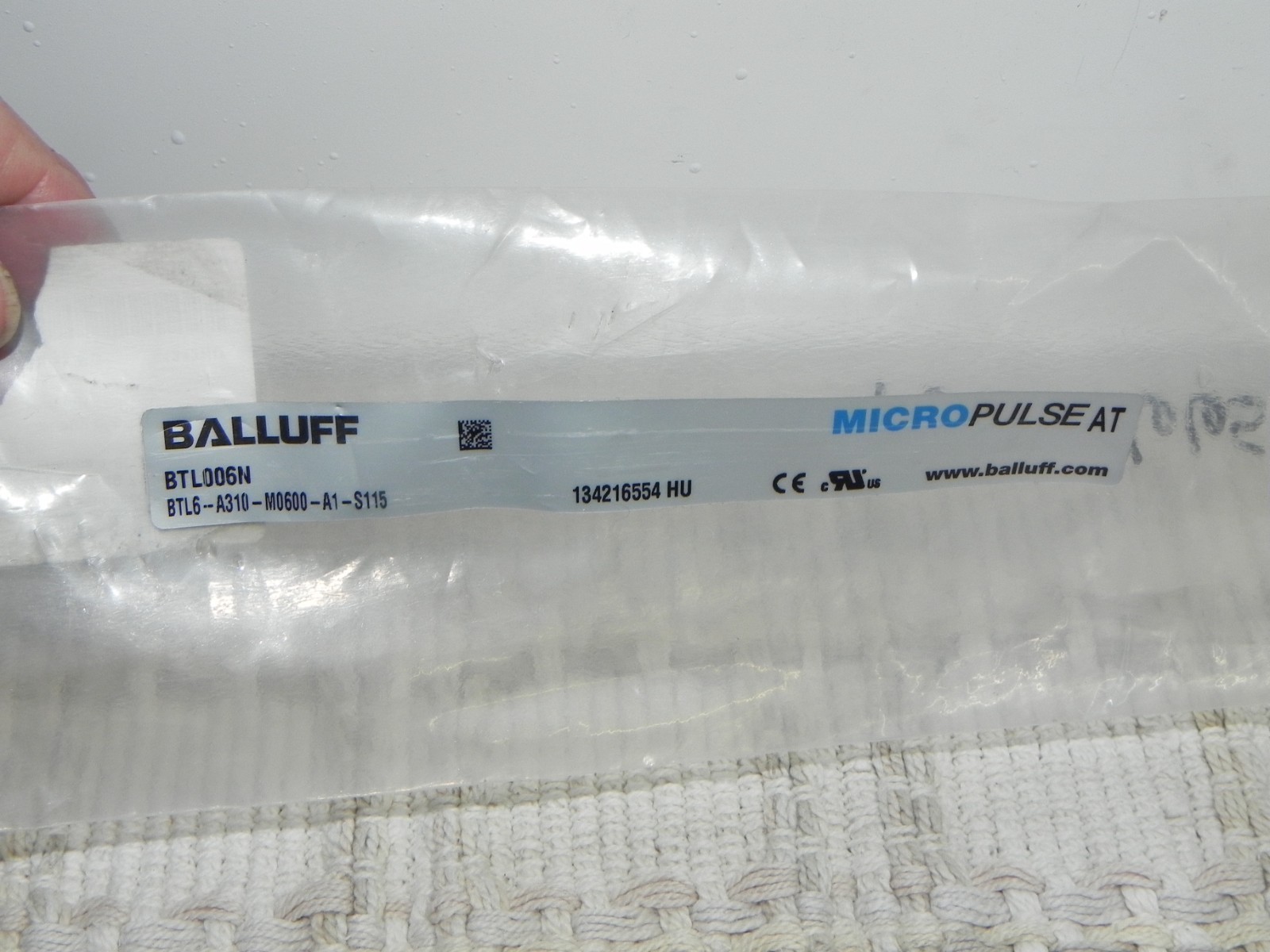 2 Balluff Micro Pulse BTL6-A310-MO600-A11-S115, BTL006N Magnetostrictive linear