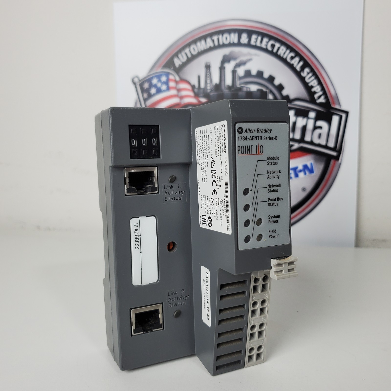 Allen-Bradley 1734-AENTR Series B Point I/O Dual Ethernet Communication Module