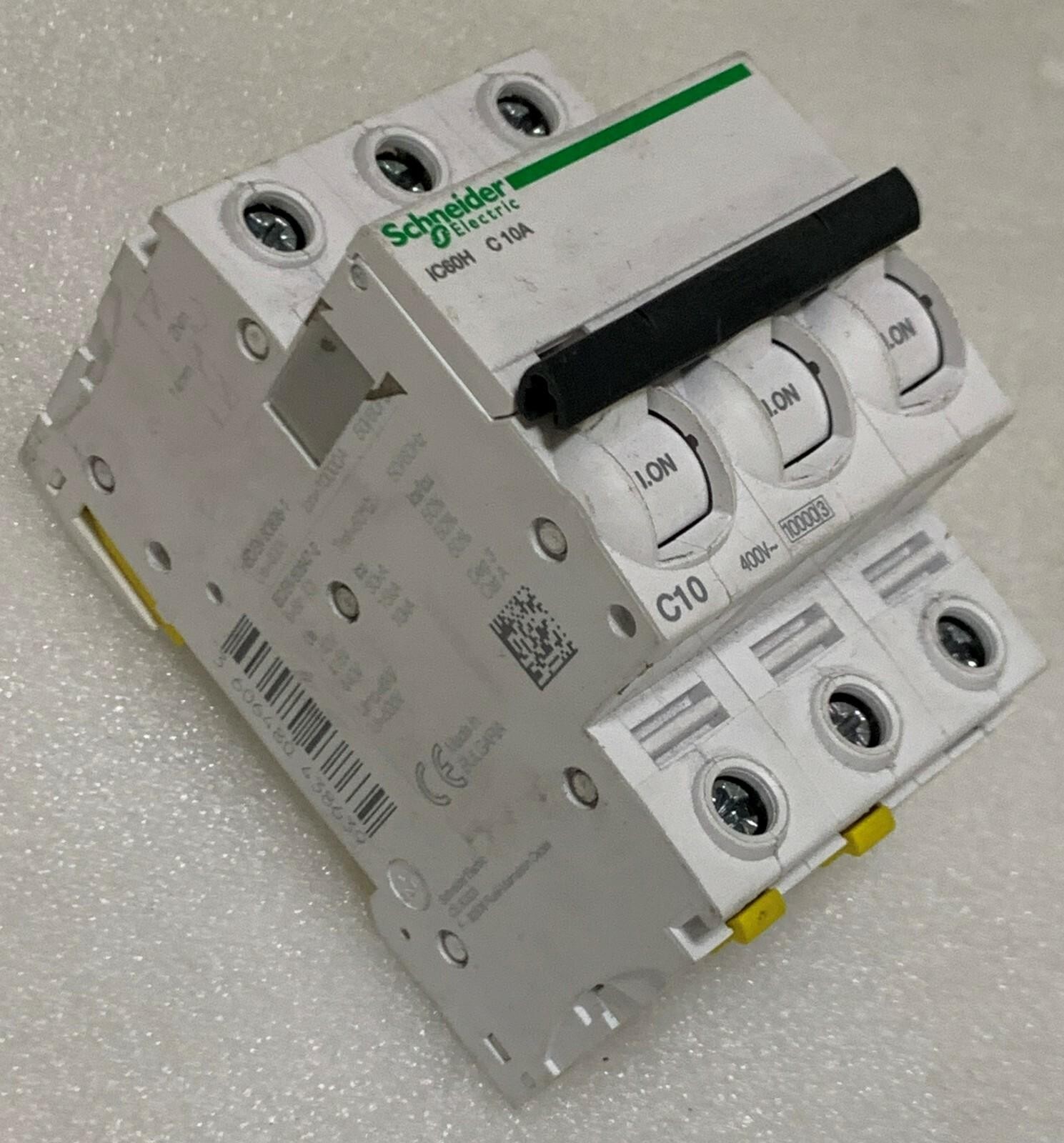 TELEMECANIQUE SCHNEIDER ELECTRIC Bulgaria IC60H-C10A-3 CIRCUIT BREAKER 3P 10A