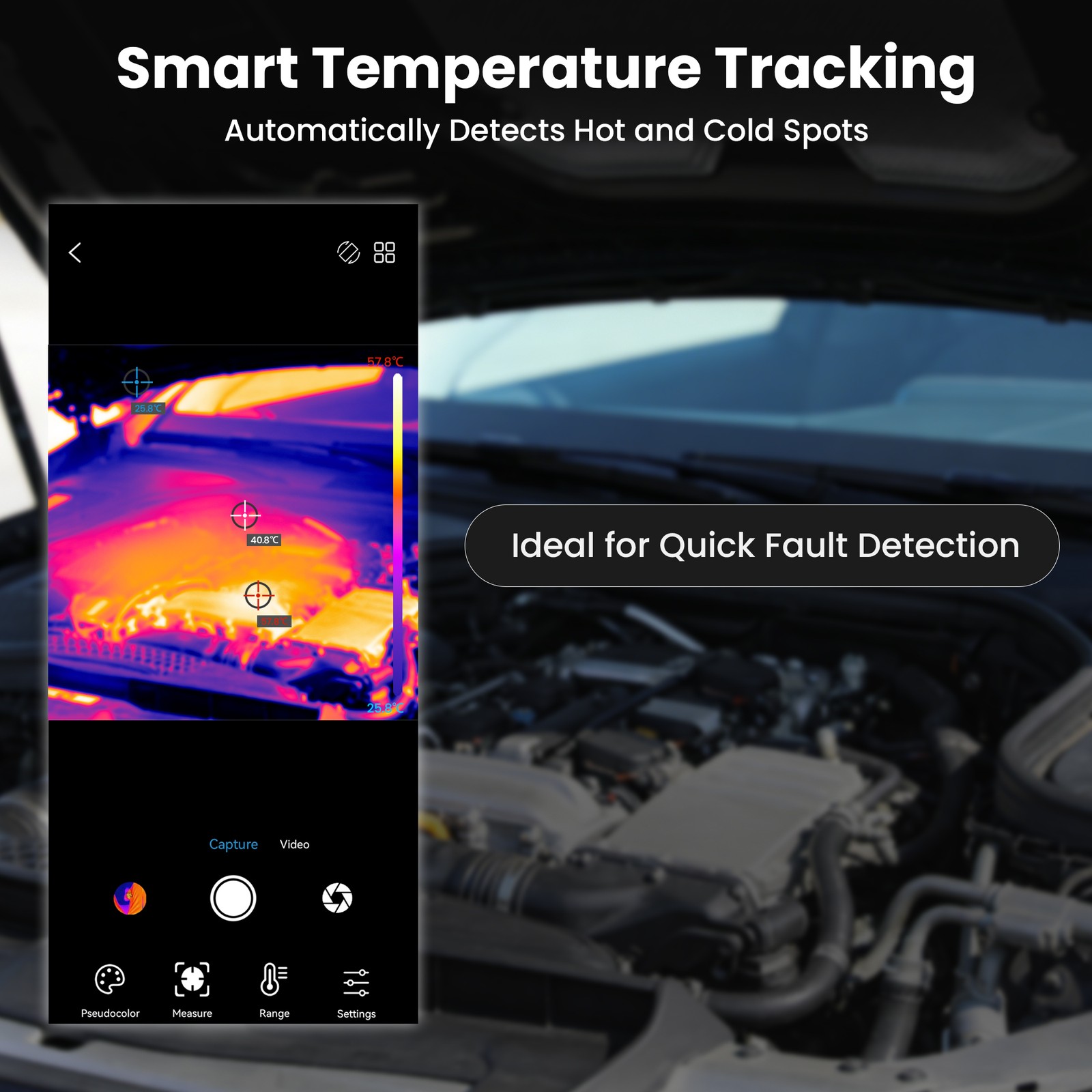ANXTECH Infrared Thermal Imaging Camera 240*240 TISR Resolution For Android