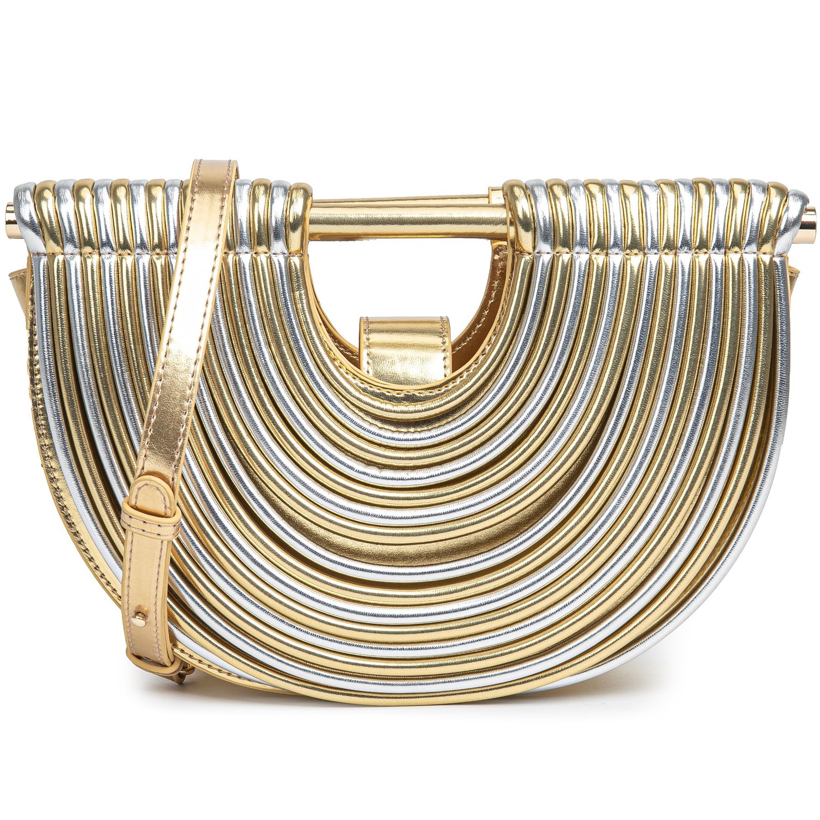 Trendy Woven Evening Clutch Purse Half Round Designer Shoulder/Crossbody Bag …