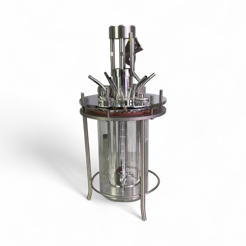 Sartorius Applikon Biotechnology -1/0.5 Barg Bioreactor Vessel Headplate & Stand