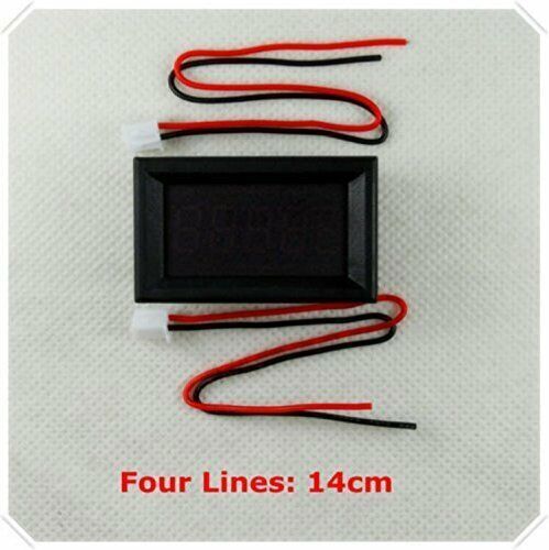 Blue LED 5 Digit DC 0-4.3000-33.000V Digital Voltmeter Voltage Meter Car Panel