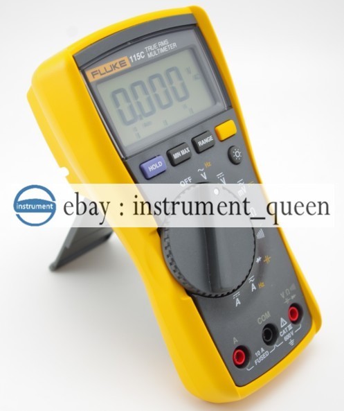 Fluke 115C Digital True RMS Multimeter Meter With Test Probe