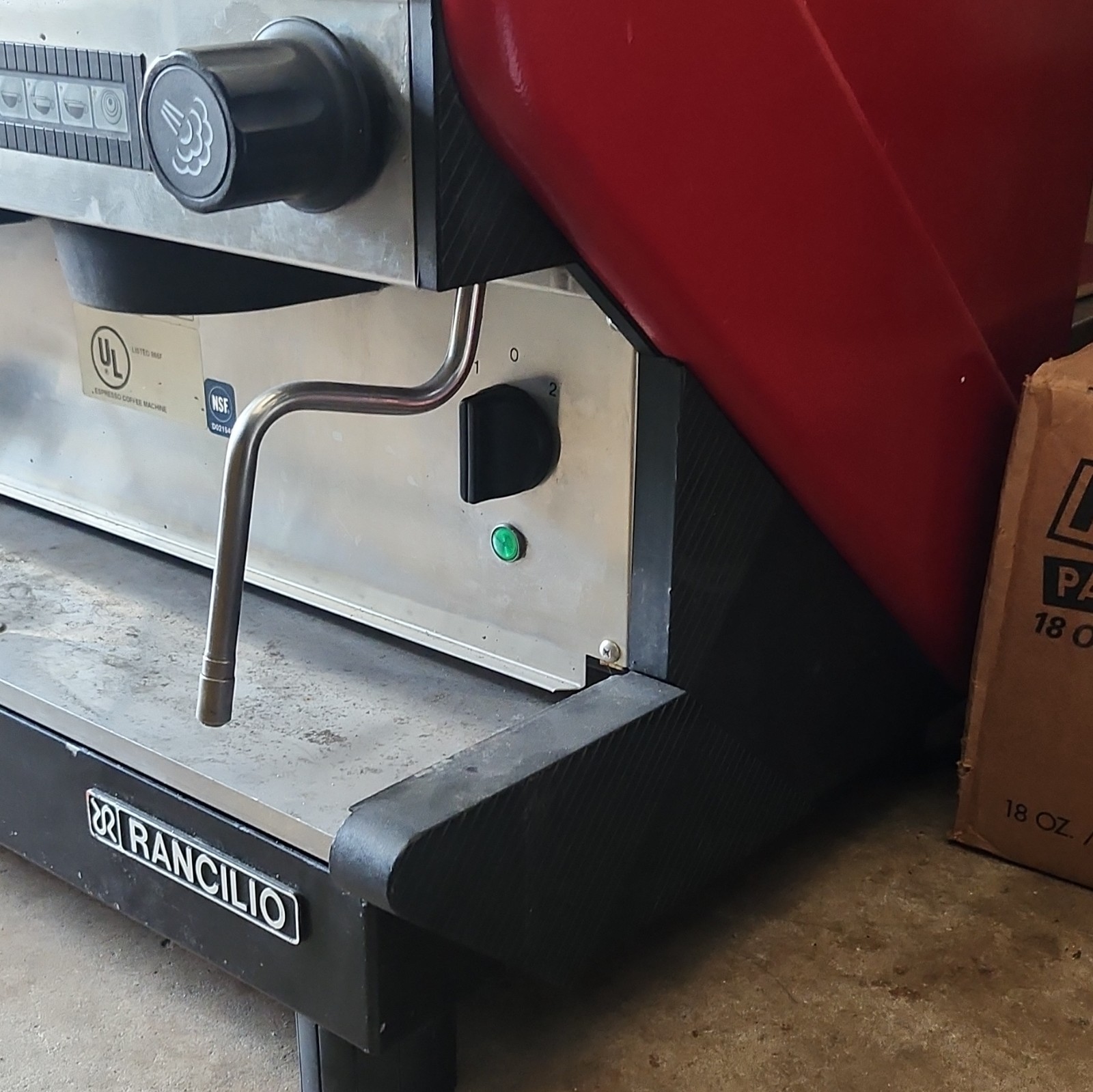 Rancilio Tecna DE 220V 3800W Semi-Auto Espresso Machine Steam Wand