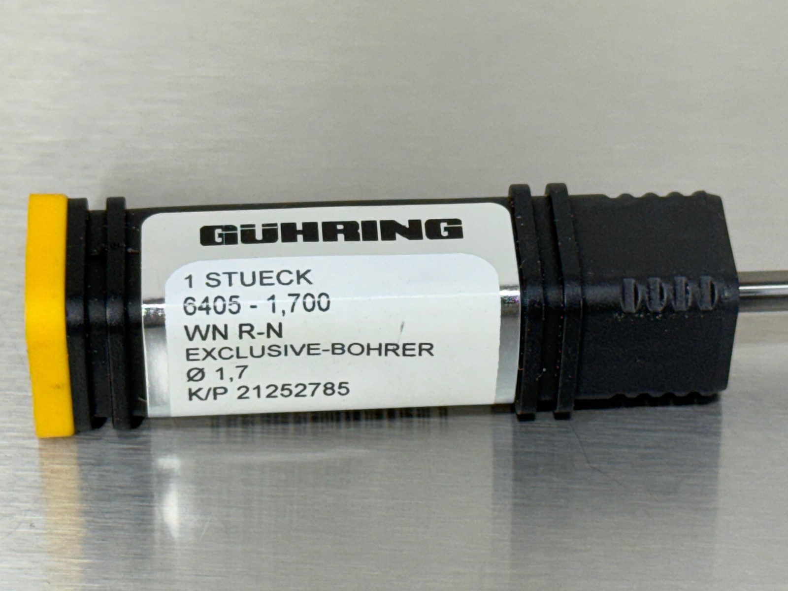 Guhring 1.7mm Solid Carbide Drill 5xD Coolant Through 6405 Micro Exclusive