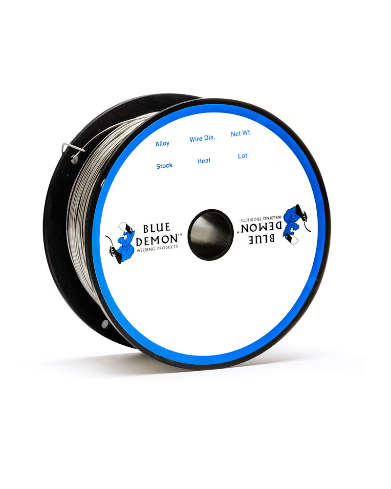 309LFC-O .035 Stainless Steel Flux Core Gasless 1 lb Spool MIG Blue Demon