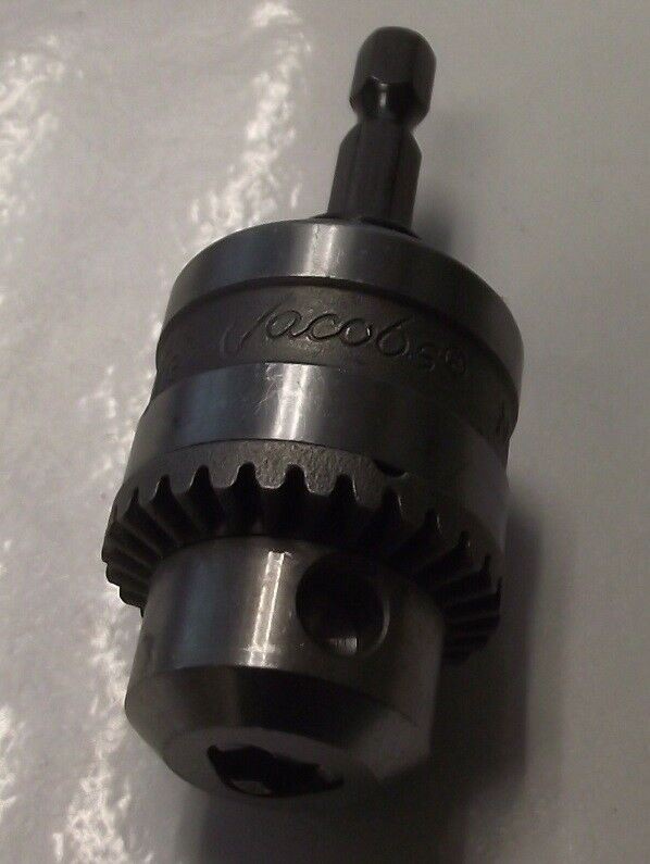 Jacobs Chuck SM1-H1 1/4″ Hex Adapta Drive Drill Chuck