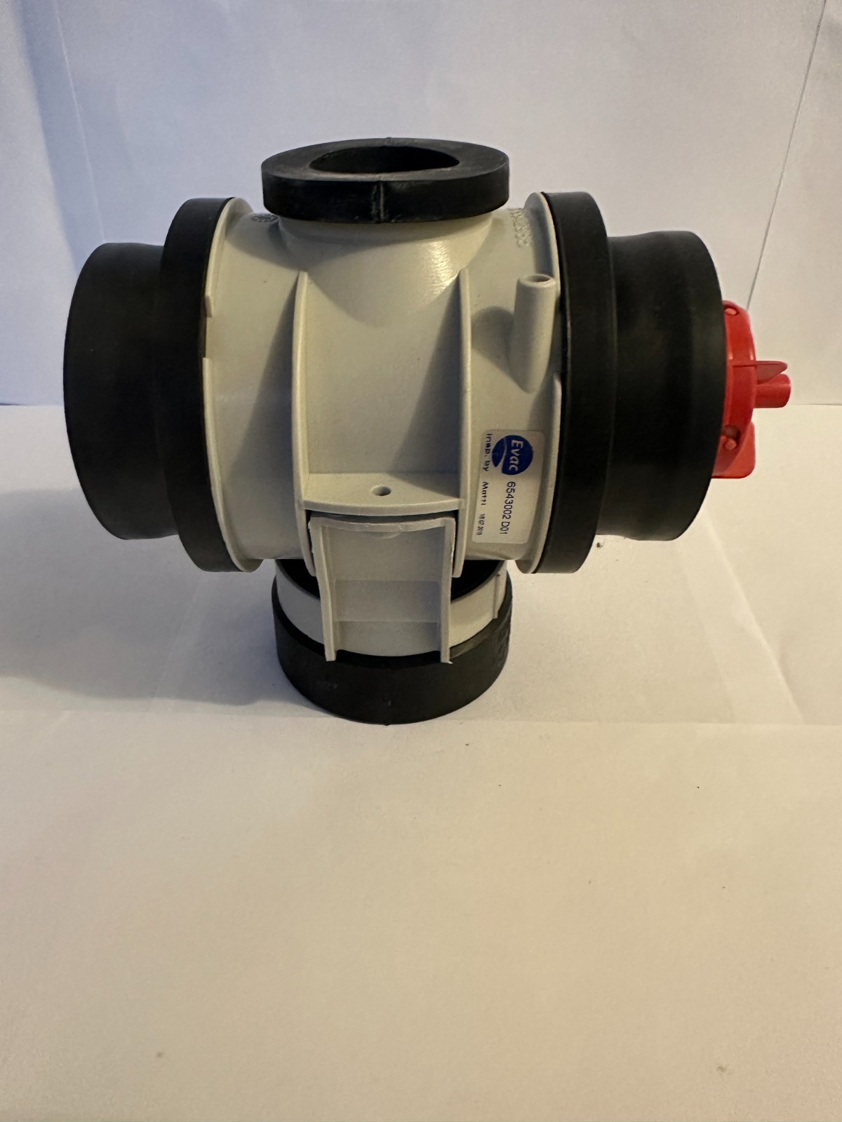 Evac 6542988 Back Plate Assembly, Valve Flush