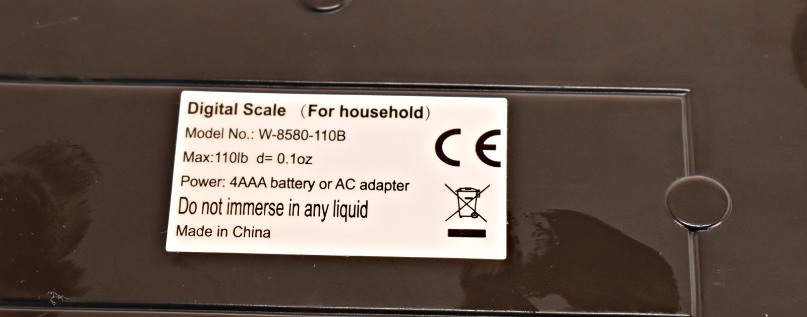 Accuteck ShipPro W-8580 110lbs x 0.1 oz Black Digital shipping postal scale